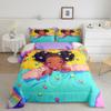 Cute Black Girl Comforter Set, 200 x 200 cm view 1