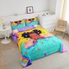 Cute Black Girl Comforter Set, 200 x 200 cm view 3