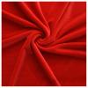 Plush Velvet Fabric for Sewing, Soft Velour Upholstery Material, Red, 50 x 50 cm view 2