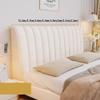 Vertical Stripe Stretch Headboard Cover, Khaki, 150 cm view 3