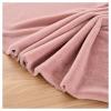 Soft Smooth Faux Fur Fabric, Short Plush, Pink, 50 x 50 cm view 1