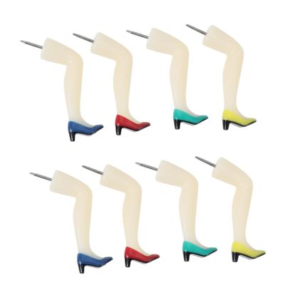 NUOBESTY 8-Piece Decorative Push Pins for Cards and Notes