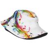 MyPiky Unisex Bucket Hat with Colorful Musical Notes, Packable Sun Hat, One Size view 2
