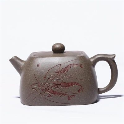 Handmade Purple Clay Yixing Teapot Set for Chinese Tea Ceremony