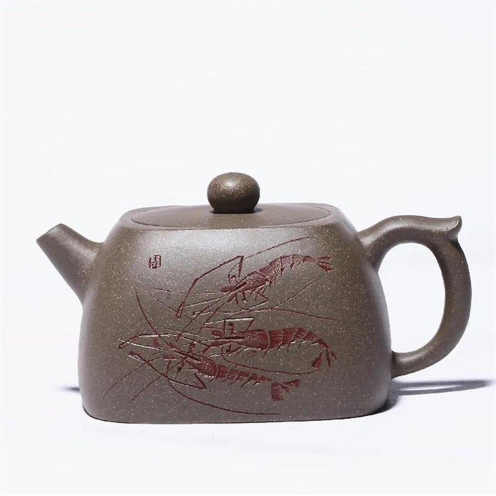 Handmade Purple Clay Yixing Teapot Set for Chinese Tea Ceremony