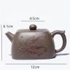 Handmade Purple Clay Yixing Teapot Set for Chinese Tea Ceremony view 2