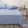 Blue Cotton and Linen Bed Sheet, Single Piece, 270 x 235 cm, for 2.0 m Bed view 4