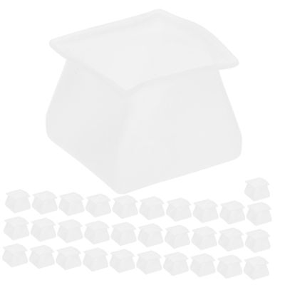 Housoutil 32-Pack White Silicone Chair and Table Leg Caps
