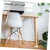 Housoutil 32-Pack White Silicone Chair and Table Leg Caps view 3