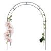Steel Rose Arch Pergola Trellis Garden Gate for Climbing Plants, 1.2 x 2.3 m view 1
