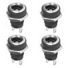 Comforty 4-Pack 2-Pin DC Jack, 5.5 x 2.1 mm Barrel Connector view 1