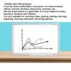 DLAZUM Magnetic Wall-Mounted Whiteboard, 50 x 70 cm view 2