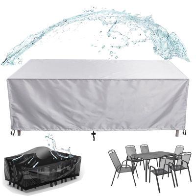 LSYALUCK Outdoor Furniture Cover, Waterproof 600D Oxford Fabric, 280 x 120 x 75 cm
