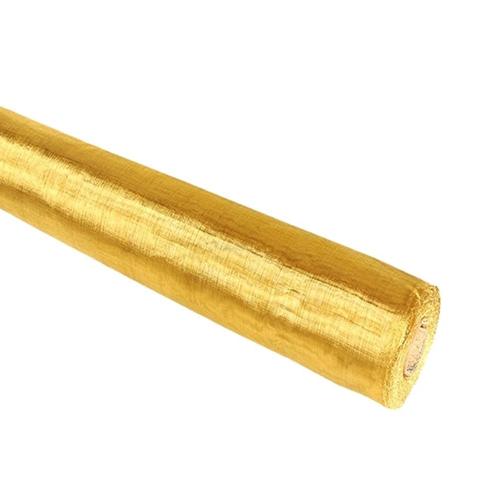 Yinxi 1pc 20–200 Mesh Brass Woven Wire Mesh Shielding Fabric, Non-Magnetic Signal Filtering Screen (120 Mesh, 0.15 mm, 100 × 50 cm)