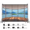 Ttincceer French Window Photography Backdrop, 2.7 x 1.8 m, Office, Living Room, Meeting Room, Seaview Landscape view 3