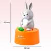 Uixxducc Cat Kitchen Timer, Mechanical 60-Minute Countdown Timer, Funny Cartoon Animal Timer (Blue Rabbit) view 3