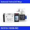 3V310-10-NC Normally Closed 3/8-Inch 3-Port 2-Position 3/2-Way Solenoid Valve Body view 4