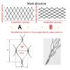 ZHENGQIAN Flexible Stainless Steel Cable Net, Fall Protection and Poultry Enclosure Net, 2.5 mm (H1.3 x L10 m / H4.26 x L32.8 ft) view 2