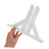 White Wooden Fence Post Holders for Garden Fences view 3
