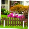 White Wooden Fence Post Holders for Garden Fences view 4