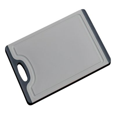 Kesper Cutting Board, PP/TPE Plastic, 36.5 x 24.5 x 0.85 cm, Gray/Black | 30884