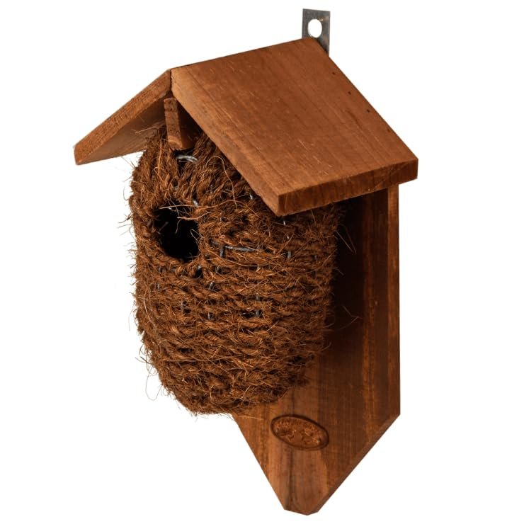 Esschert Design Coconut Wren Nesting Bag, 26 x 15 x 10 cm