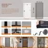 Magnetic Screen Door 125 x 245 cm, Black view 2