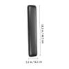 PU Wrist Rest for Mechanical Keyboard, Black view 3