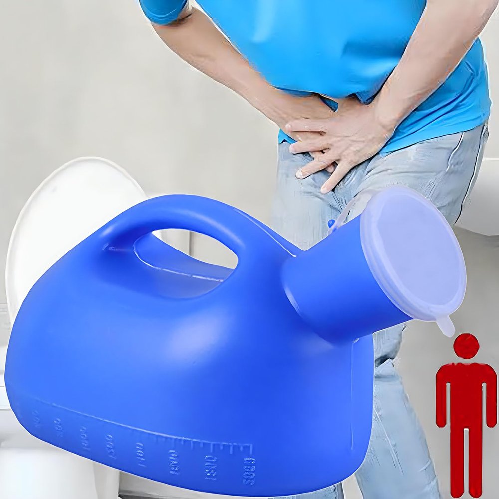 HAILM Reusable Male Urinal Bottle, 2,000 mL/66 oz
