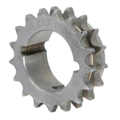 Sprocket for Taper-Lock Bushings, Duplex Type 08 B (1/2 in x 5/16 in), 15 Teeth