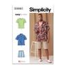 Simplicity SS9960AA Men's Knit T-Shirt, Shirt and Shorts Pattern, Sizes 34–42 view 1