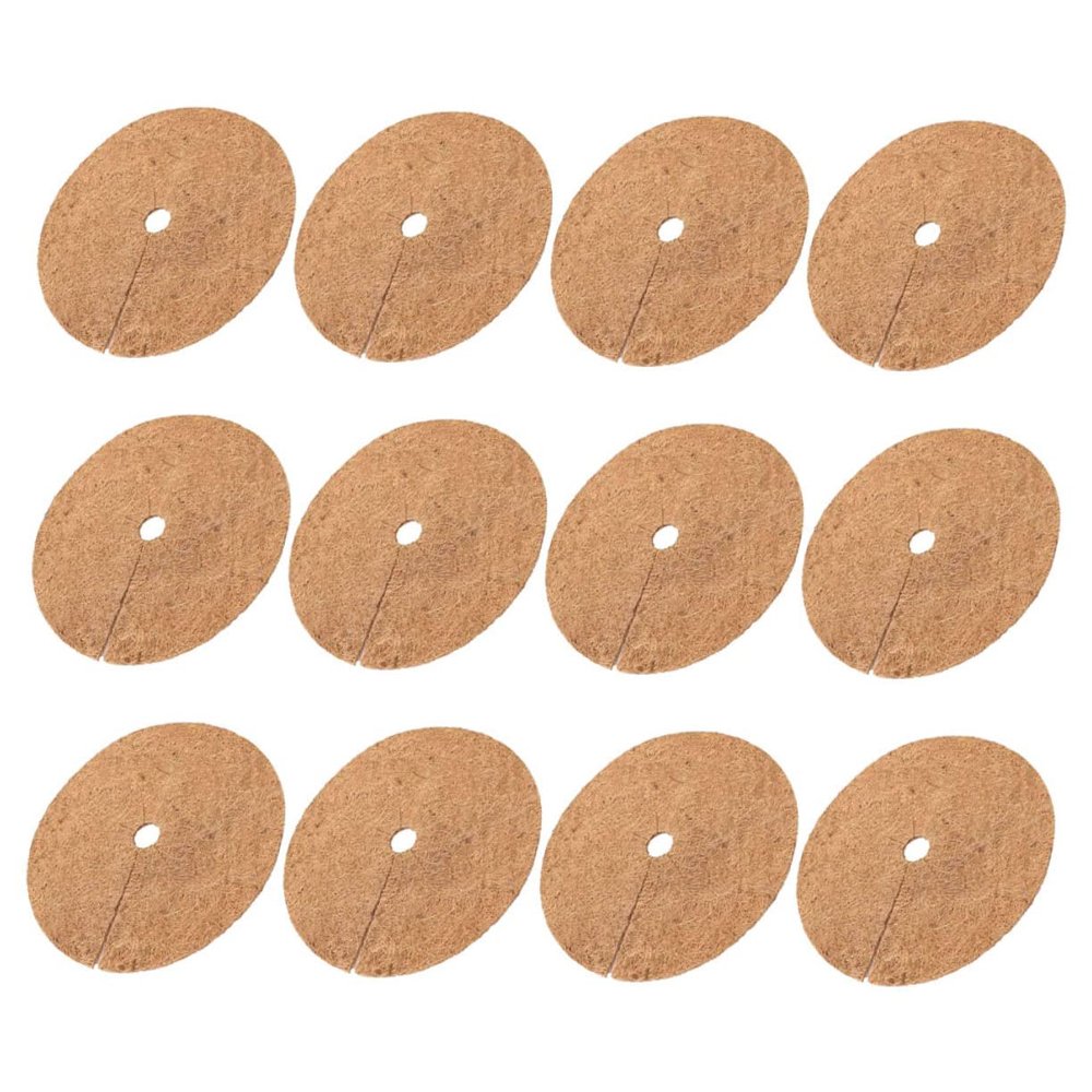 SEWOART Coconut Fiber Tree Ring Mulch Mat for Plant Protection