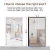 Magnetic Screen Door, 140 x 180 cm, Black view 2