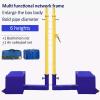 MENUBWPP Portable Adjustable Volleyball/Badminton Net, 5–7.9 ft (Style 3) view 2