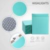 100 Blue Poly Bubble Mailers, Self-Sealing Padded Envelopes view 3