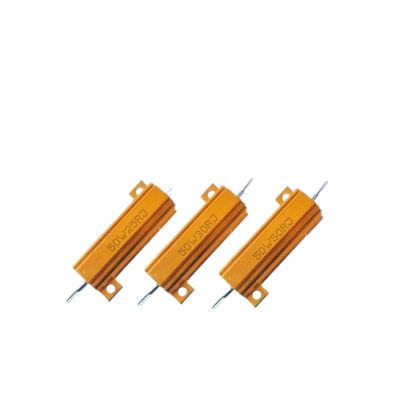 IONQXIDLD 2-Pack 50 W RX24 Aluminum Power Wire-Wound Resistor, 0.01 Ω–100 kΩ, Size: 1.5 Ω