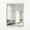 CLAMARO Vision Wall Mirror 30 x 100 cm, Vintage White Frame view 1