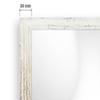 CLAMARO Vision Wall Mirror 30 x 100 cm, Vintage White Frame view 4