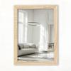 CLAMARO Vision Wall Mirror 45 x 165 cm, Sonoma Oak Frame, 300+ Sizes, Real Glass, Vertical or Horizontal Mounting, Handmade in Germany view 2