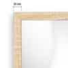 CLAMARO Vision Wall Mirror 45 x 165 cm, Sonoma Oak Frame, 300+ Sizes, Real Glass, Vertical or Horizontal Mounting, Handmade in Germany view 4