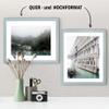 Haak Miko Modern Sturdy Picture Frame, Pastel Turquoise, 60 x 90 cm view 4
