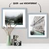 Haak Miko Modern Sturdy Picture Frame, Wave Blue Pastel Blue, 70 x 90 cm view 4