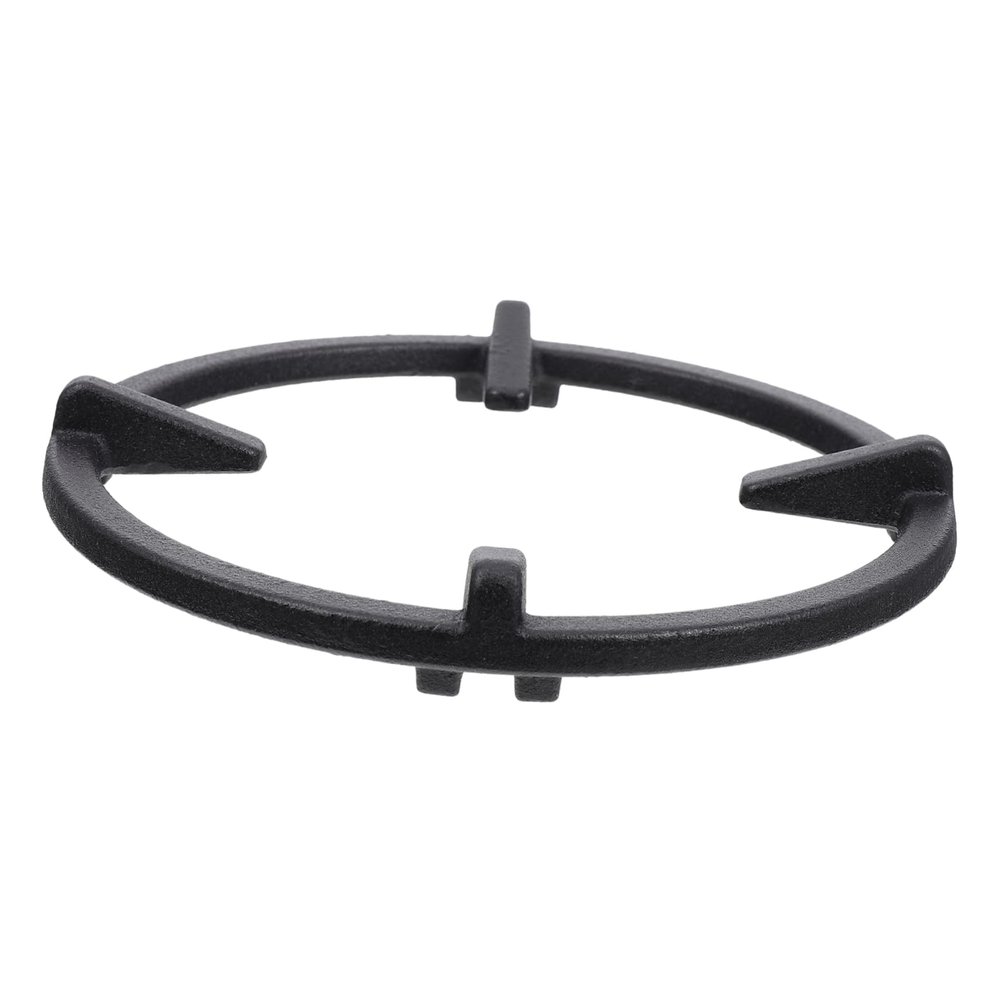Mikinona Cast Iron Gas Stove Support for Woks and Cookware, Black