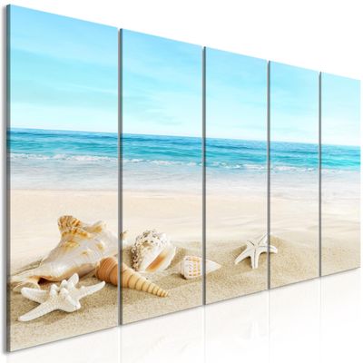 B&D XXL Acrylic Glass Picture for Home Decor, 100 x 40 cm, 5-Piece