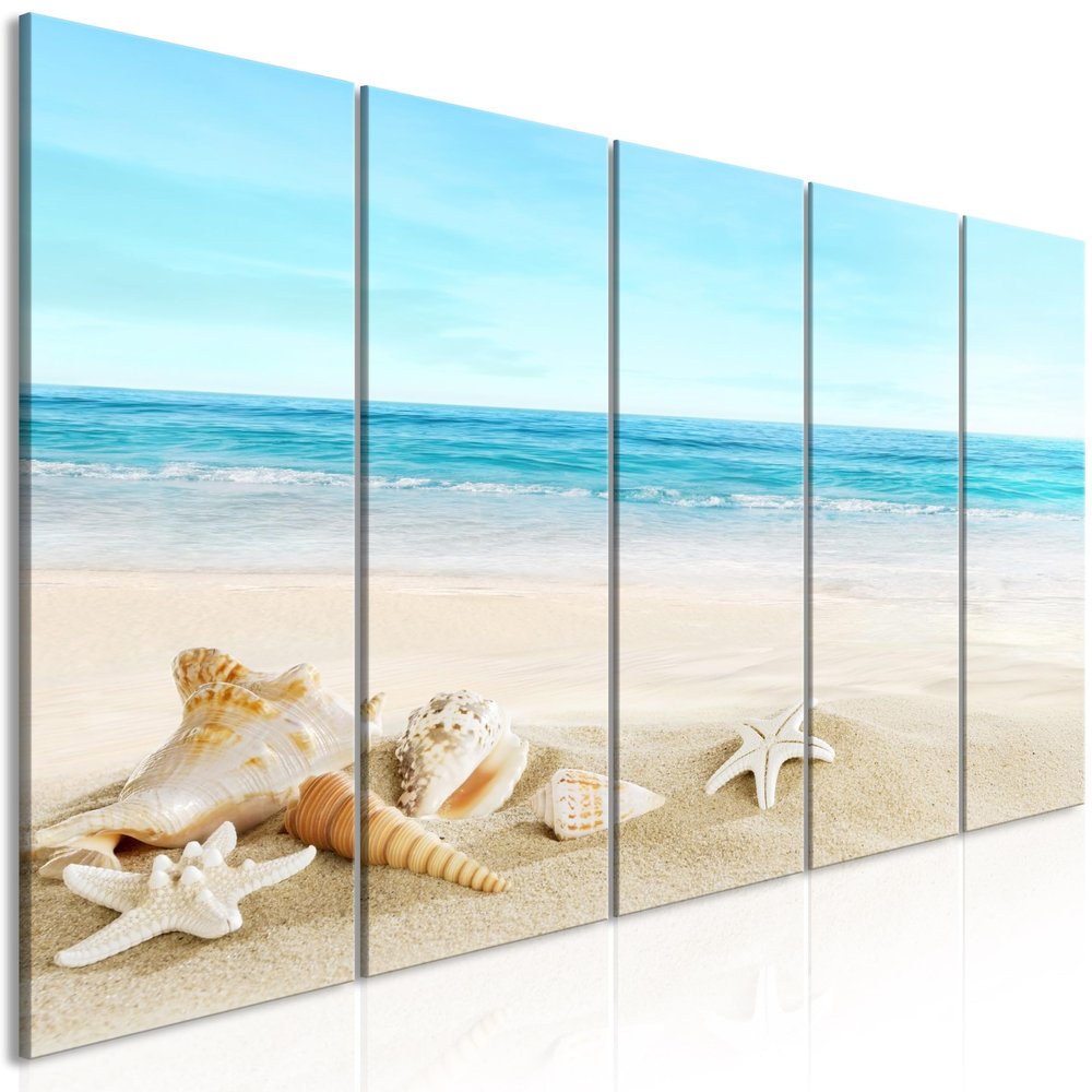 B&D XXL Acrylic Glass Picture for Home Decor, 100 x 40 cm, 5-Piece
