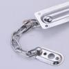1-Piece Stainless Steel Door Security Chain Lock, Silver view 4