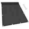 Custom 3 x 3.2 m Waterproof Shade Sail, 98% UV Protection, with Ropes, Dark Gray view 1