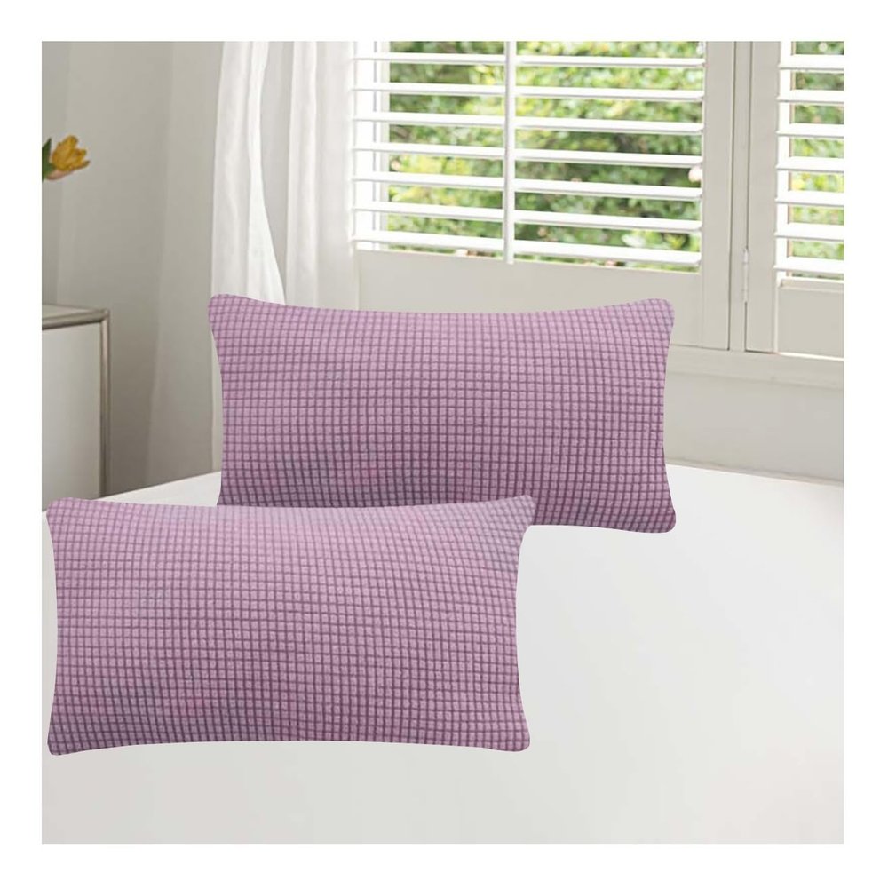 Velvet Decorative Pillow Covers, 2-Pack, Zippered