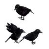BESPORTBLE Halloween Party Artificial Black Plastic Crows view 1