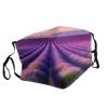 YYHWHJDE Washable Adult Face Mask, Soft and Breathable, Lavender Fields view 2